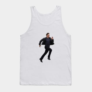 Ethan Hunt Mission Not Impossible Sticker Tank Top